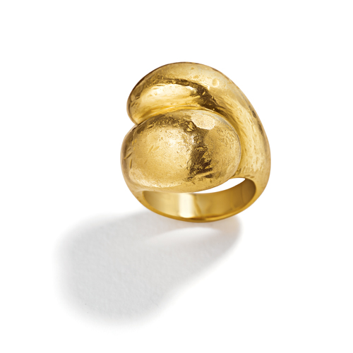 Belperron-Jewelry-Toi-Et-Moi-Ring in Virgin-Gold