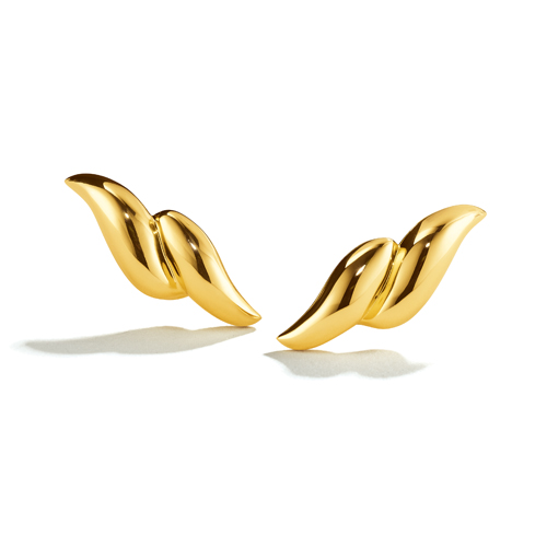 Belperron-Jewelry-Double-Wave-Earclips-Gold