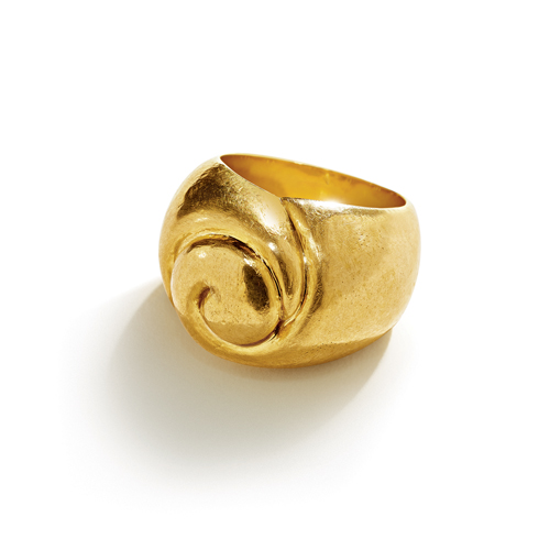 Belperron-Jewelry-Spiral-Ring in Virgin-Gold